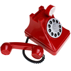 TELEFON RETRO SKARBONKA DLA DZIECI VINTAGE ZABAWKA                                                CZERWONY I29726(H)-4.4 (2)